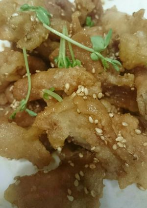 ウマウマ♪鶏皮♪-レシピのメイン写真