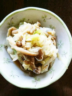 キャベツとしめじの生姜和え【常備菜】-レシピのメイン写真