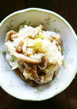 キャベツとしめじの生姜和え【常備菜】-レシピのメイン写真