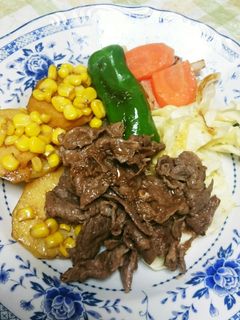 らっきょう甘酢漬けで!牛肉の甘辛炒め☆-レシピのメイン写真