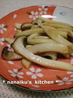 簡単❤エリンギのバター醤油炒め-レシピのメイン写真