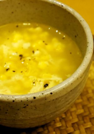 ゆでとうもろこしで★中華風コーンスープ-レシピのメイン写真