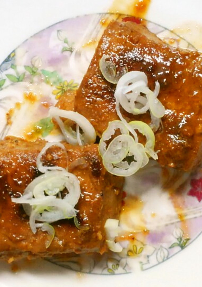 簡単♪マグロステーキ！味噌 柚子胡椒で♡-レシピのメイン写真