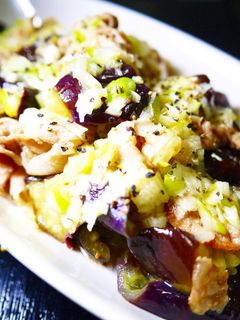 さっぱり旨々!なすと豚ばら肉のねぎ塩だれ-レシピのメイン写真