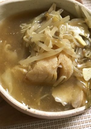 ぬか漬け魚で簡単こっくり中華風スープ-レシピのメイン写真