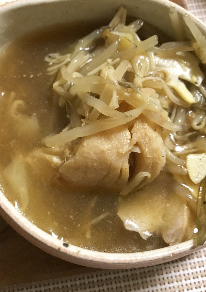 ぬか漬け魚で簡単こっくり中華風スープ-レシピのメイン写真