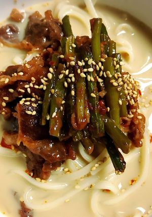 冷やし焼肉坦々うどん-レシピのメイン写真