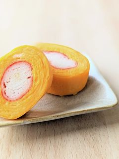 旨っ!お弁当のカニカマ入り卵焼き-レシピのメイン写真