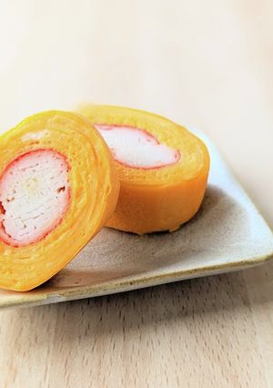 旨っ！お弁当のカニカマ入り卵焼き-レシピのメイン写真