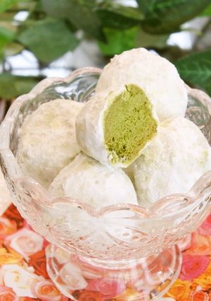 簡単美味♪　極上抹茶スノーボール❀-レシピのメイン写真