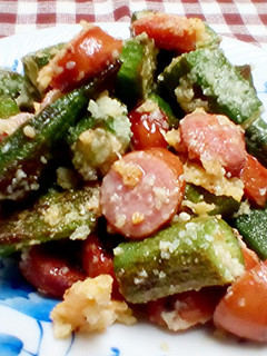 オクラのこんがり揚げ焼き-レシピのメイン写真