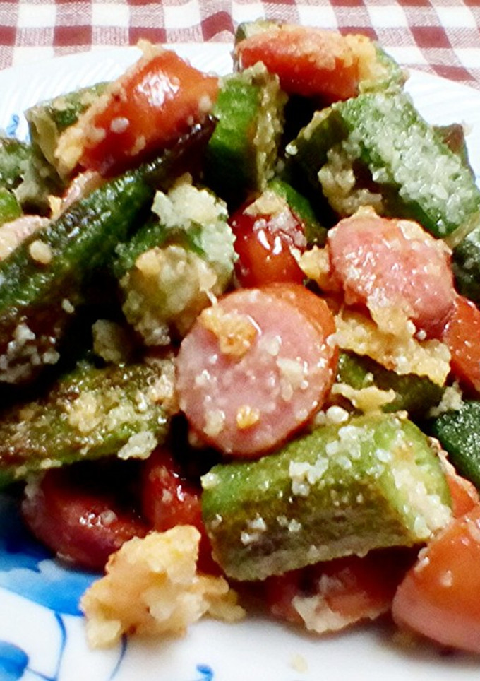 オクラのこんがり揚げ焼き-レシピのメイン写真