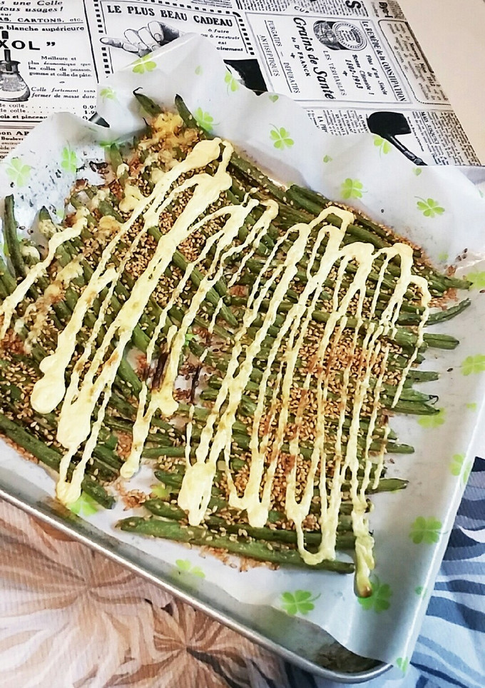 いんげんのごまマヨ焼き-レシピのメイン写真