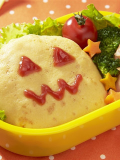 ハロウィンオムライス弁当-レシピのメイン写真