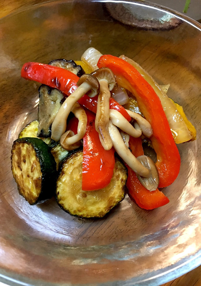 夏野菜の焼きびたし☆-レシピのメイン写真