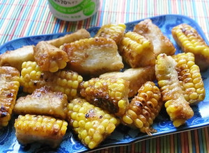 フライパンで簡単！とうもろこしの唐揚げ-レシピのメイン写真