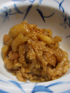 お弁当のおかずに最適 鶏皮と揚げの甘辛煮-レシピのメイン写真