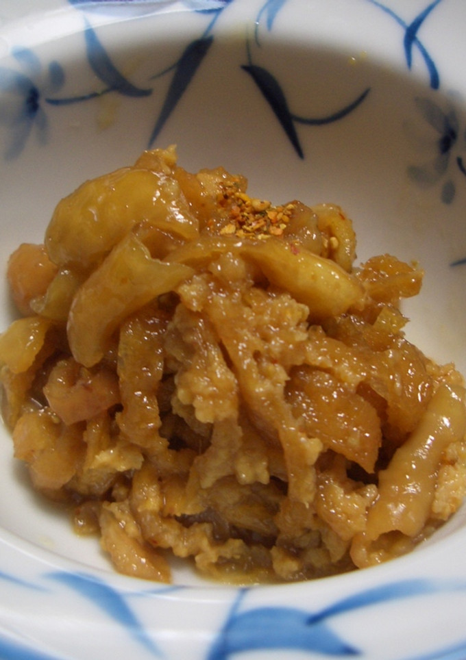 お弁当のおかずに最適　鶏皮と揚げの甘辛煮-レシピのメイン写真
