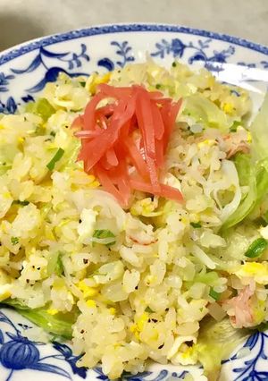 真似してほしい♡カニカマレタスチャーハン-レシピのメイン写真