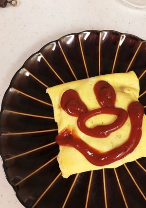 半熟たまごで包むオムライス-レシピのメイン写真