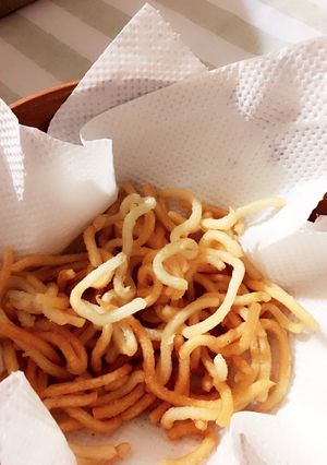 茹でうどんで簡単おやつ☆-レシピのメイン写真