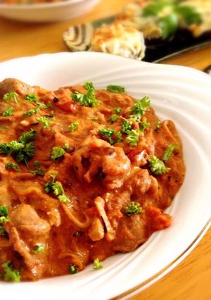 ラム肉のマスカルポーネトマト煮込み-レシピのメイン写真