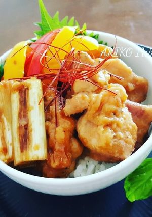 綺麗になれちゃう『野菜たっぷり照りき丼』-レシピのメイン写真