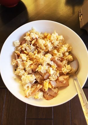 塩ラーメンで炒飯！-レシピのメイン写真