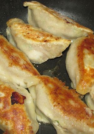 ジャンボ餃子ジュワパリ羽根つき（＾−＾）-レシピのメイン写真