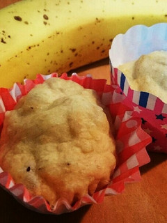 バナナのカップケーキ(卵/乳不使用)-レシピのメイン写真