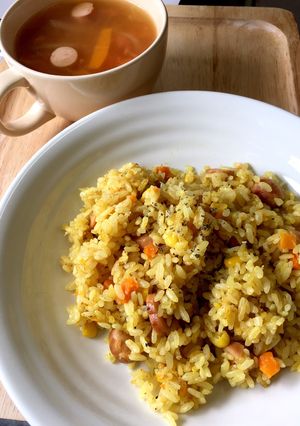 【炊き込み】カレーピラフ-レシピのメイン写真