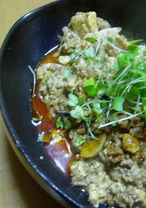爆裂坦々マーボ豆腐-レシピのメイン写真
