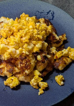 鶏ささみのエッグスイートチリソース添え-レシピのメイン写真