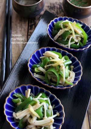 レンジで♪えのきとピーマンのアジアン煮-レシピのメイン写真
