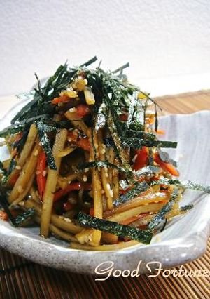 こどもも大好き☆マイルドなきんぴらごぼう-レシピのメイン写真