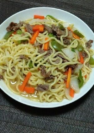 台湾風 牛肉炒麺(焼きそば)-レシピのメイン写真
