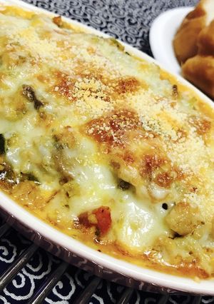 鳥ひき肉でチーズはさみ焼き-レシピのメイン写真