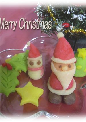 クリスマス～☆・:.マジパン細工に挑戦！-レシピのメイン写真
