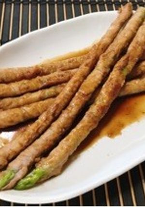 アスパラの肉巻き♡-レシピのメイン写真
