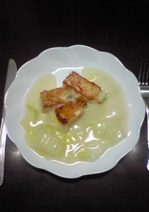 ❤白菜とトロかれいのクリーム煮-レシピのメイン写真