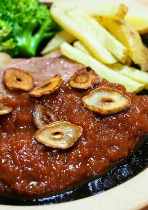 すりおろし玉ねぎのケチャップポークソテー-レシピのメイン写真