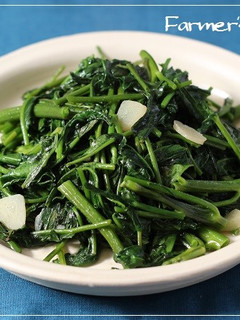 【農家のレシピ】空心菜の炒め物-レシピのメイン写真