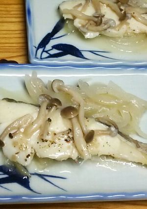 ドレッシングで鱈のレンジ蒸し-レシピのメイン写真