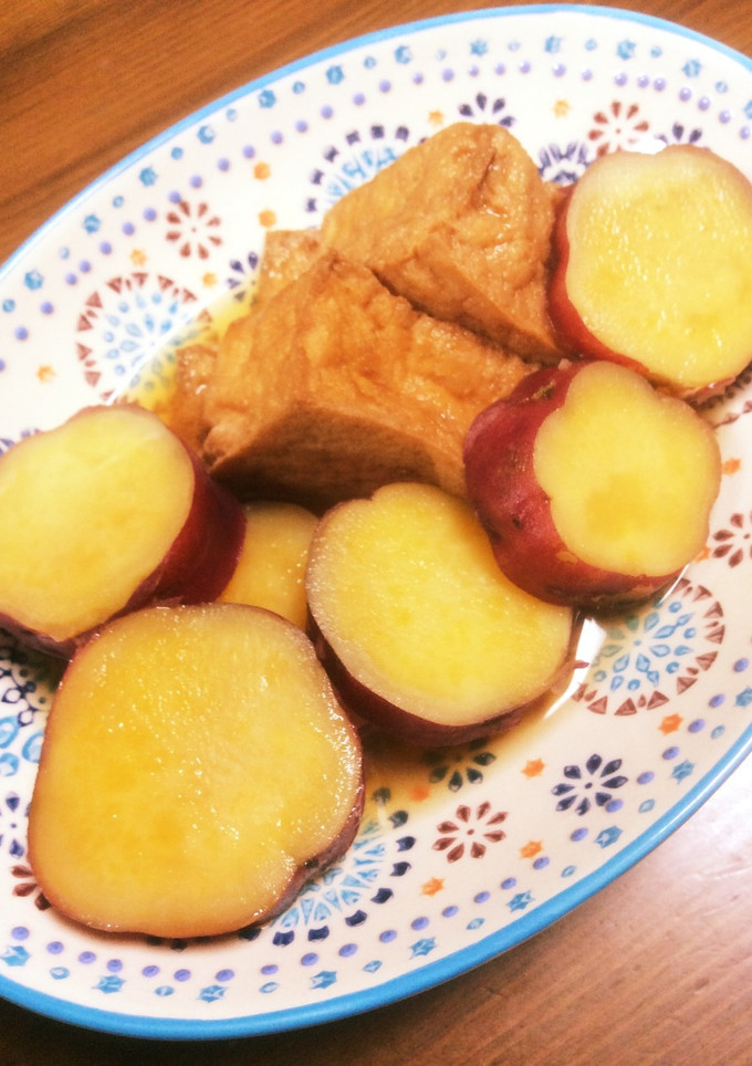 サツマイモと厚揚げの甘煮-レシピのメイン写真