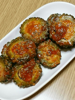 ゴーヤの肉詰めトマトジュース煮❣❣-レシピのメイン写真