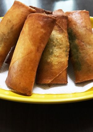 簡単♪おつまみチーズ春巻き-レシピのメイン写真