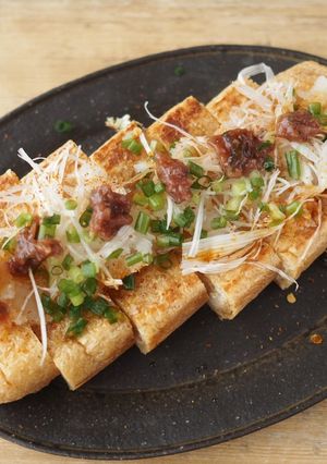 梅ネギおろしの栃尾の油揚げ-レシピのメイン写真