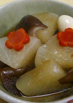 大根としいたけの煮物★うどんスープ使用♪-レシピのメイン写真