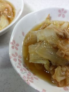 余った白菜で!白菜とシーチキンの煮物-レシピのメイン写真