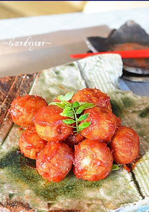 野菜ジュースでじゃが芋の揚げ煮♪-レシピのメイン写真